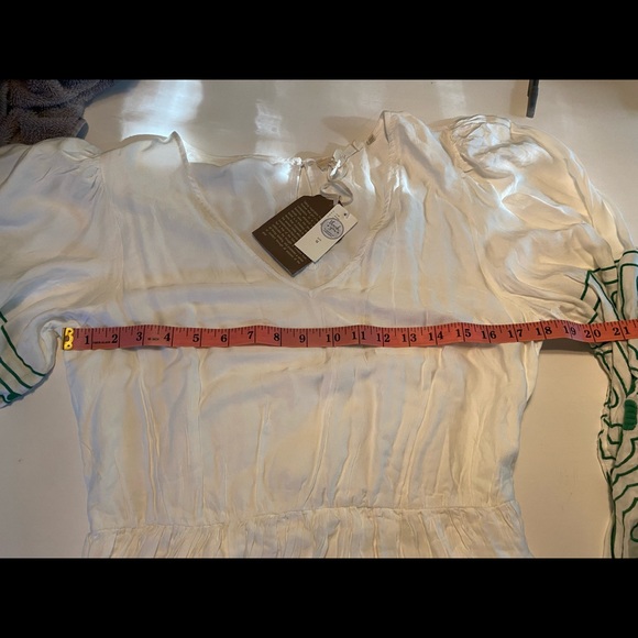 RARE NWT ANTHROPOLOGIE Forever That Girl Embroidered Mini Dress. Size M - Picture 10 of 10